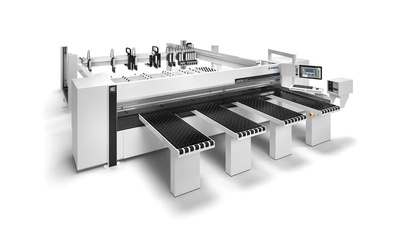 A HOMAG SAWTEQ beam saw