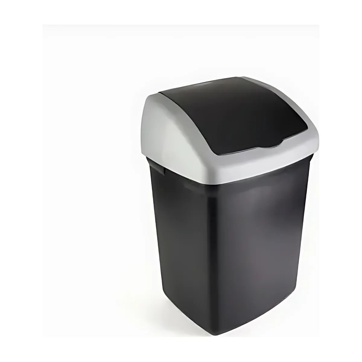 Addis Flip Top Bin, Black, 45l