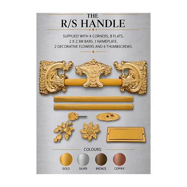 Coffin Handle Rose RS Wrap Around