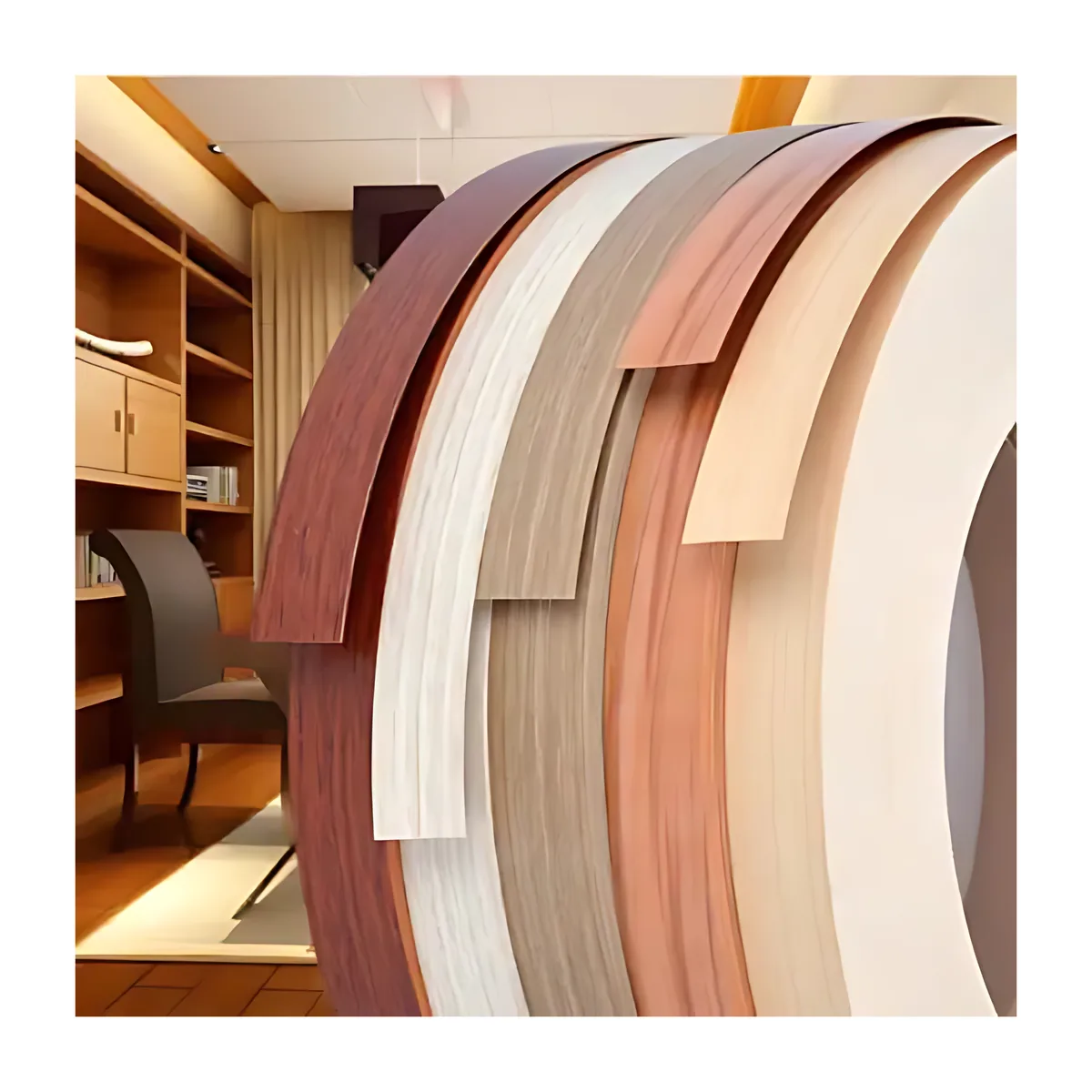 Edging Pre-Glued 19mm, 25m Per Roll, Assorted