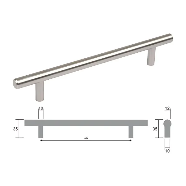 Handle Barrel M/S 192mm