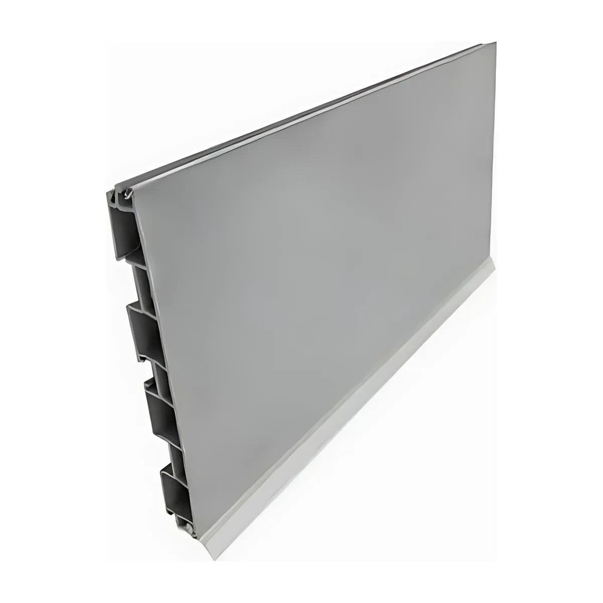 Kick Plate Chrome Covered Plastic 4m x 150mm