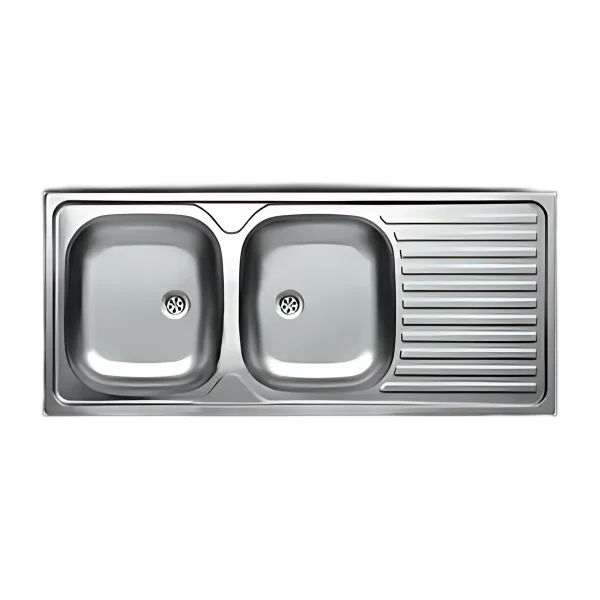 Livinox Double Bowl Sink 1160 x 500