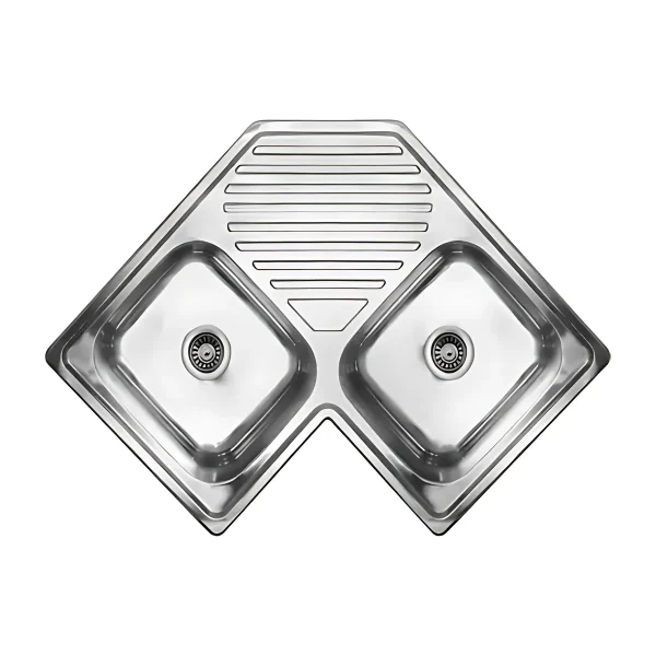 Stainless Steel (L Shape) Sink 830 x 830