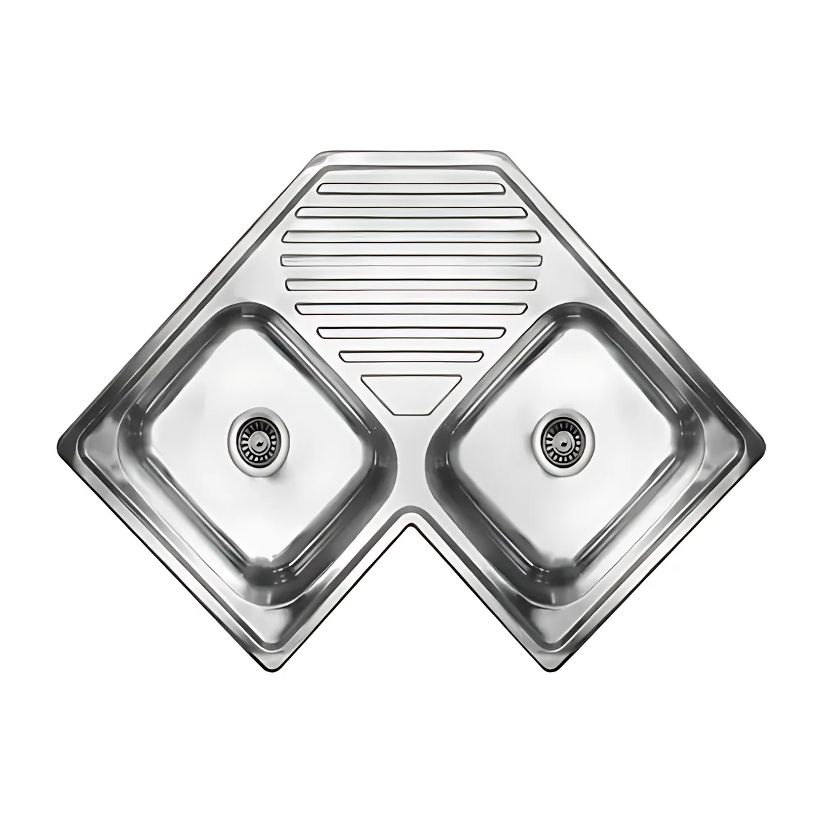 Stainless Steel (L Shape) Sink 830 x 830