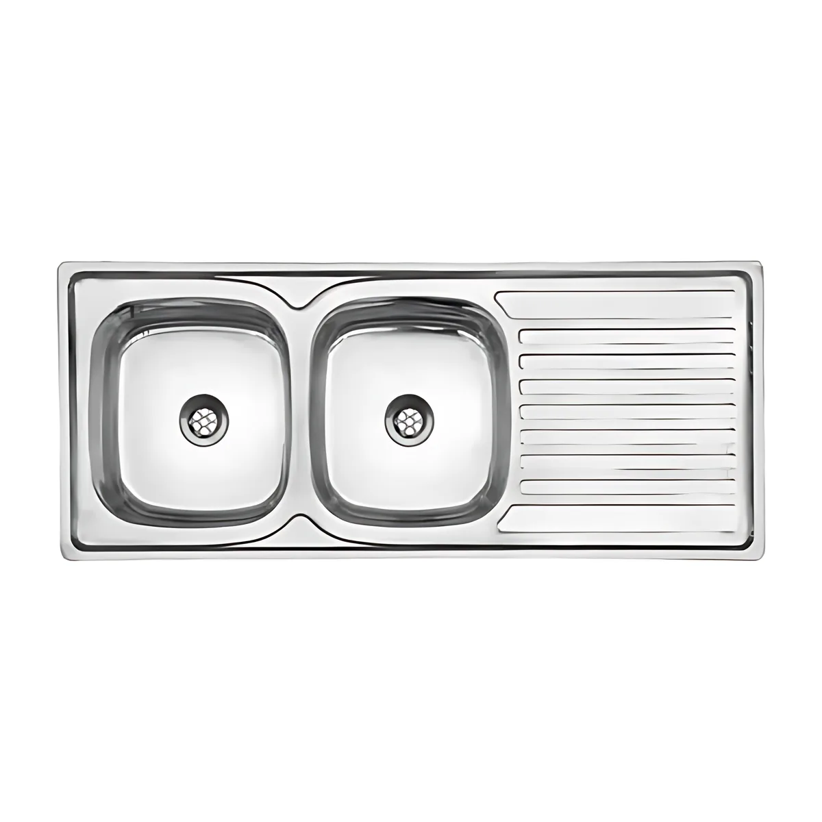 Stainless Steel Standard Drop In Sink (90mm) 1200 x 480