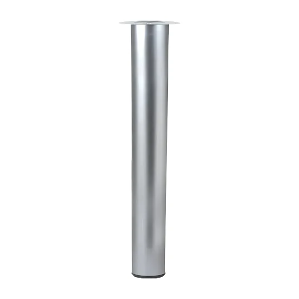 Table Leg Satin Chrome 1100 x 80