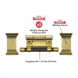 Coffin Handle Windsor Gold